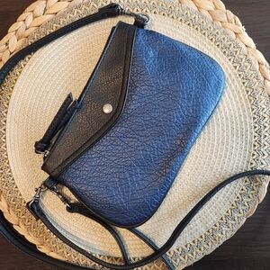 NWOT Stylish Blue and Black Women's Bag